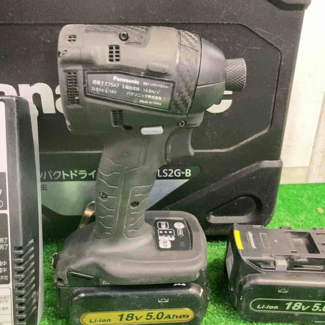 ★パナソニック(Panasonic) コードレスインパクトドライバー EZ75A7LJ2G-B【町田店】