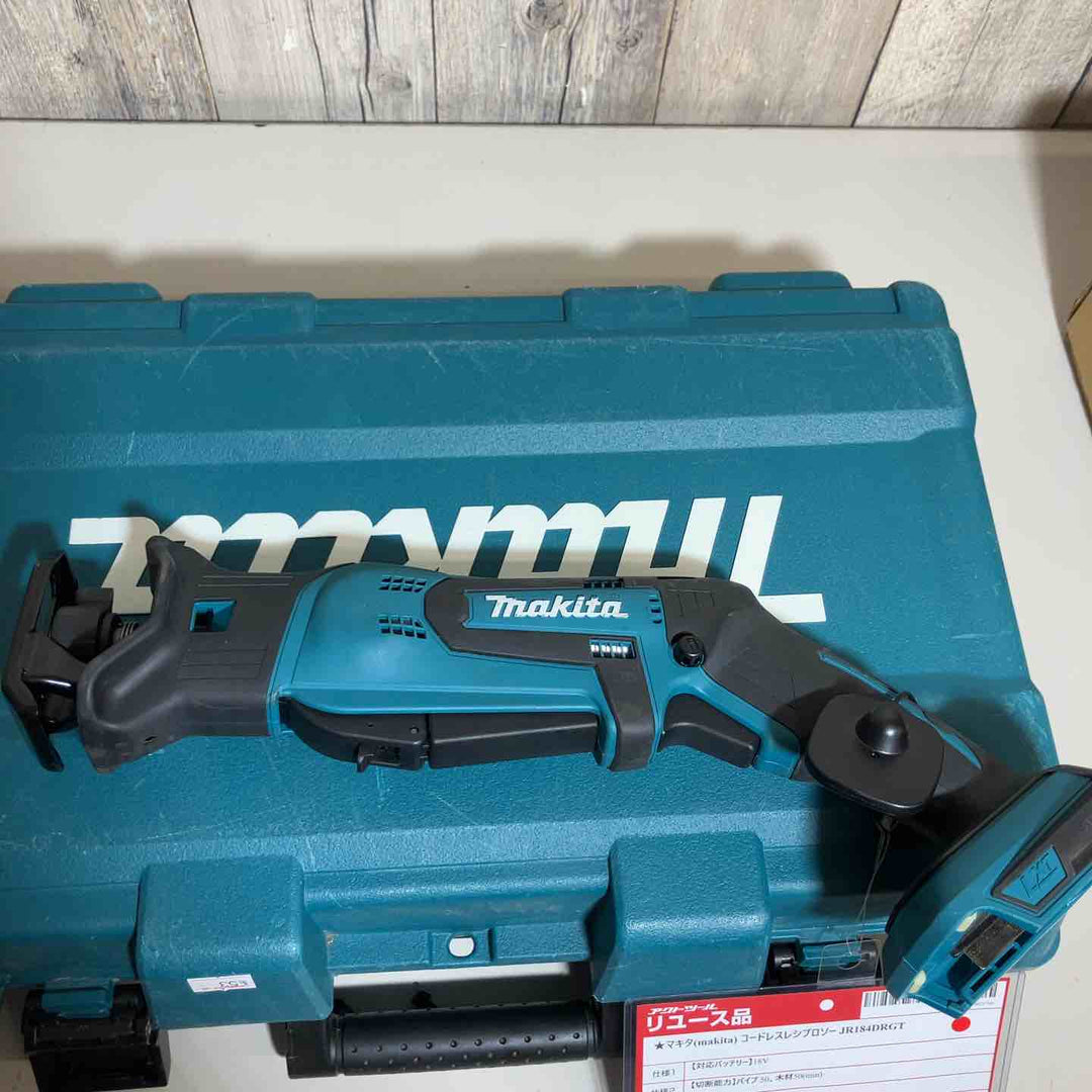 ★マキタ(makita) コードレスレシプロソー JR184DRGT　充電器　バッテリー1つ付属【戸田店】