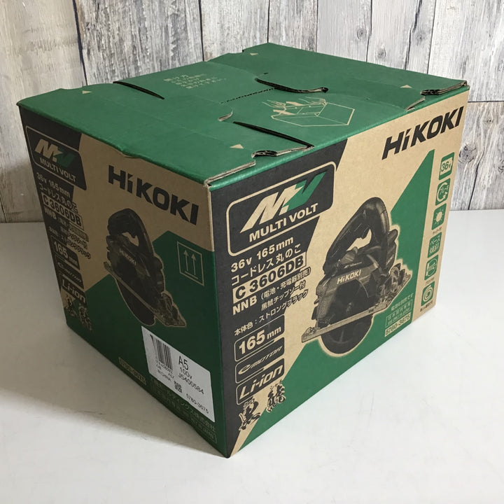 【未使用品】★ハイコーキ HIKOKI 36V 165mm コードレスマルノコ C3606DB(NNB) 【戸田店】