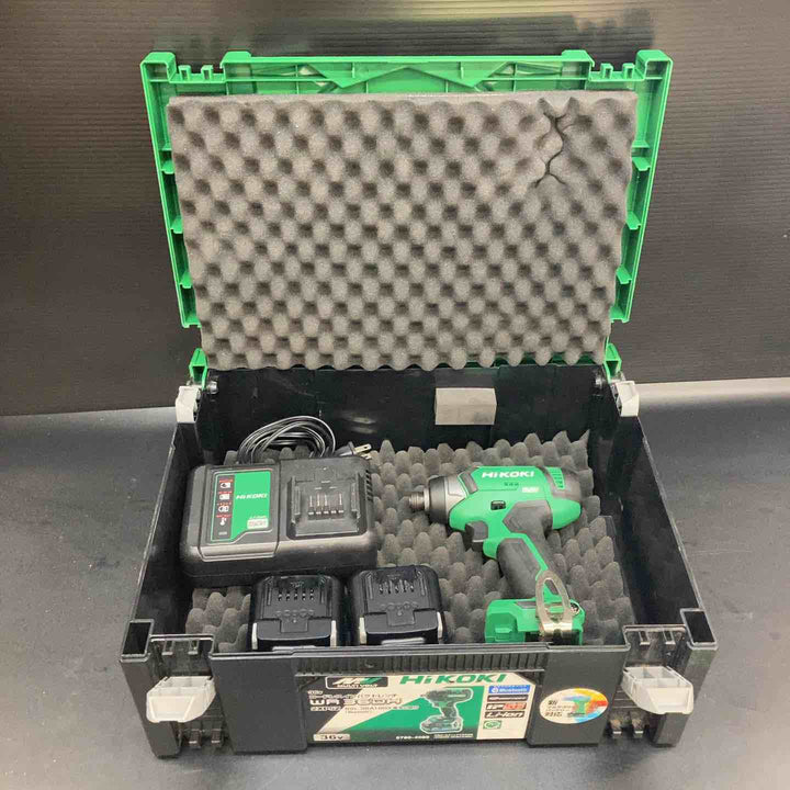 ★ハイコーキ(HIKOKI ※旧:日立工機) コードレスインパクトドライバー WH12DA(2ES)※別ケース付属【川越店】
