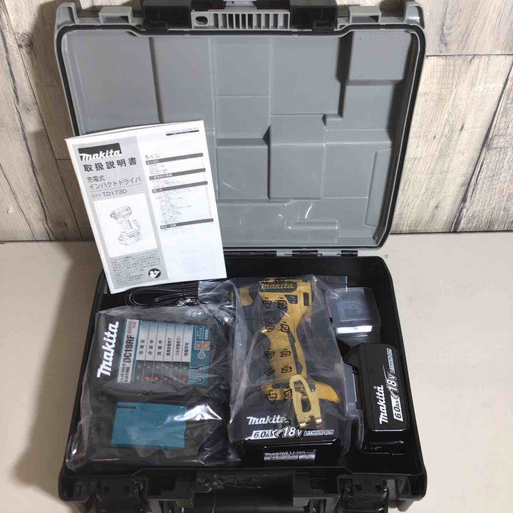 ☆マキタ(makita) コードレスインパクトドライバー TD173DGXPY LTX20周年限定色 プレミアムイエロー【戸田店】