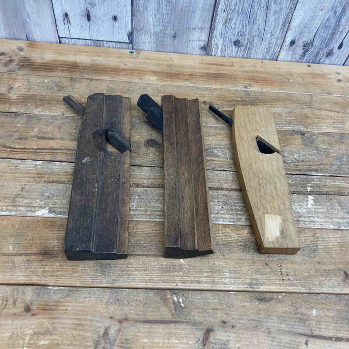 【中古品】 原？・作者不明・雲心 鉋3点セット 鉋 かんな カンナ 和工具 大工道具 鑿 のみ 鋸 のこ 【東大和店】