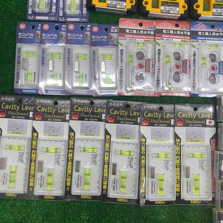 18go【未開封/送料無料】水平器 磁石モデル マグネット付き 40個まとめ売り エビスダイヤモンド KOD シンワ等【川越店】