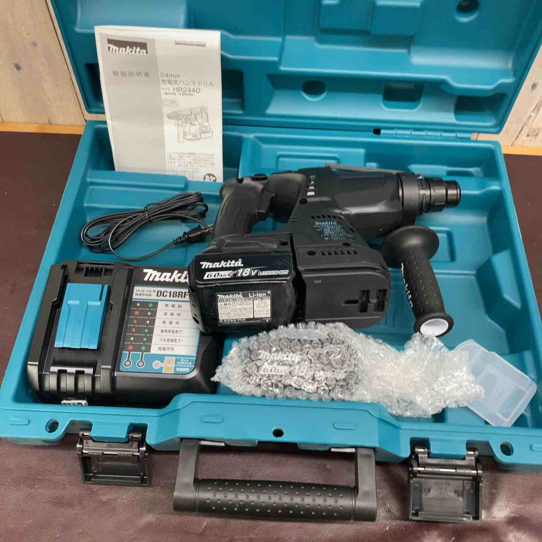 【未使用品(店頭展示品)】 マキタ(makita) コードレスハンマドリル HR244DRGXB 【東大和店】