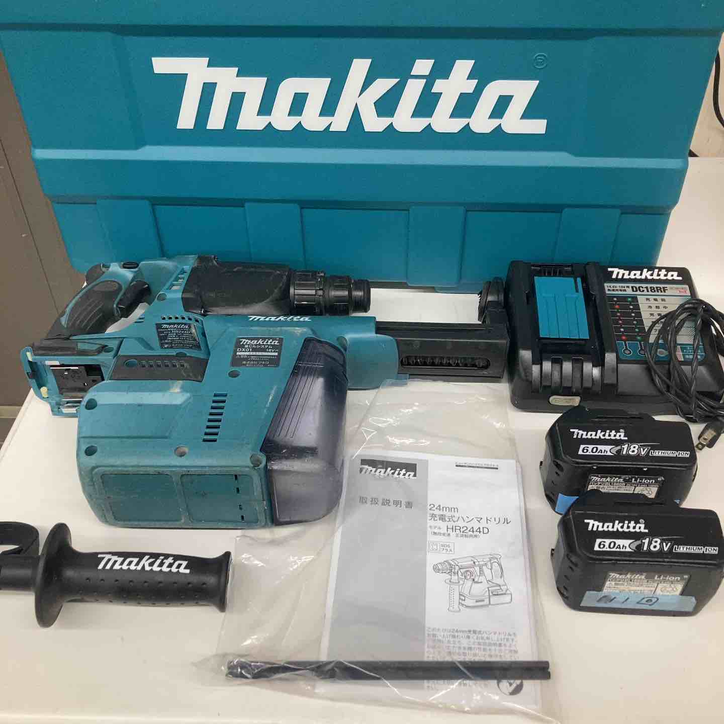 ☆マキタ(makita)18V 24mmコードレスハンマドリル HR244DRGXV 集じん