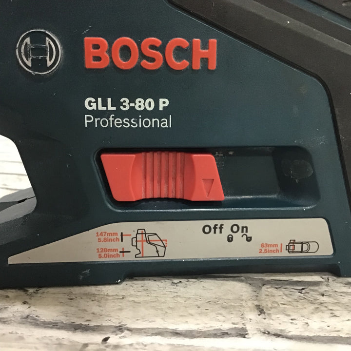 〇ボッシュ(BOSCH) 水平/垂直ラインレーザー GLL3-80P【川口店】