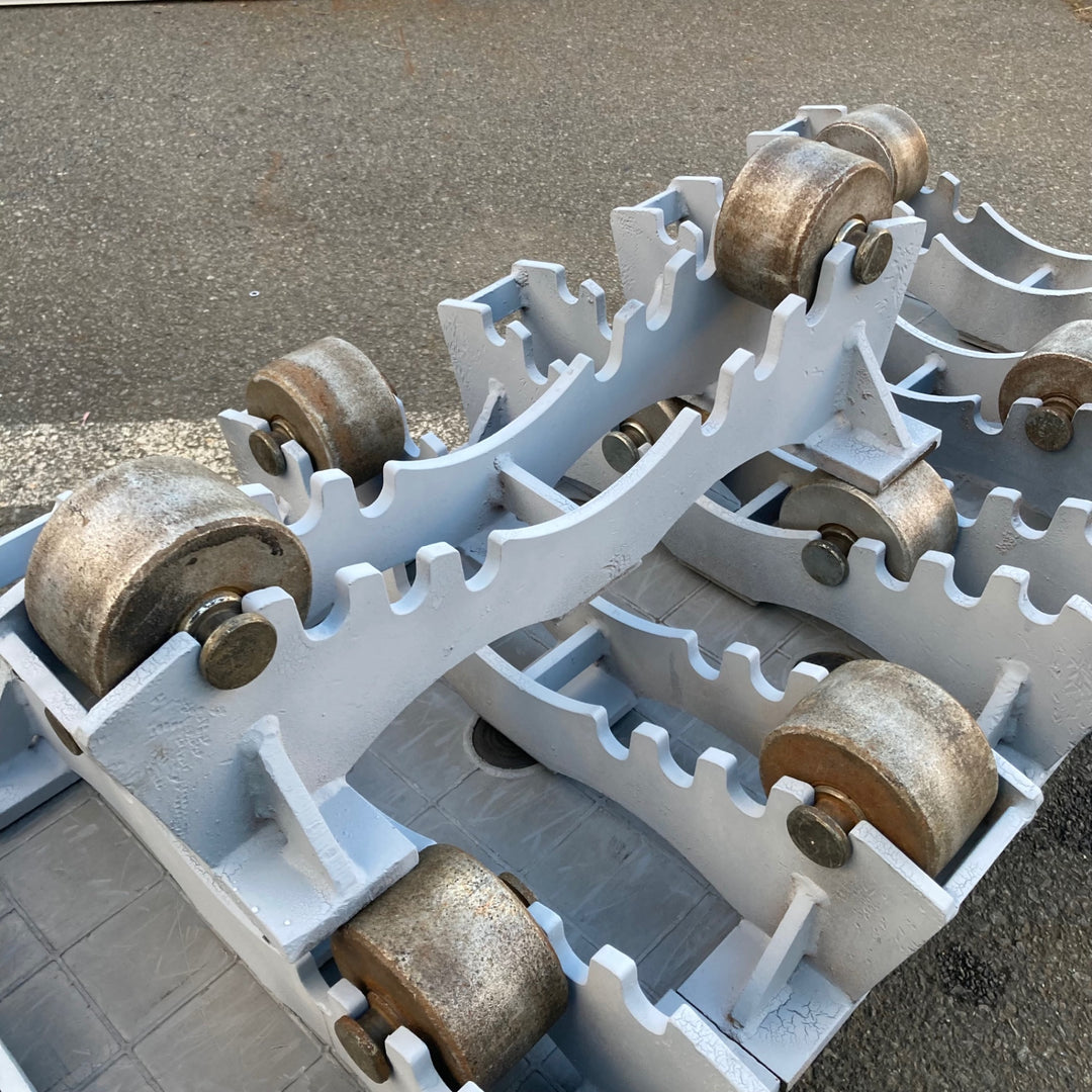 【中古品/店頭受取り限定】7台セット キールカッター用 管台 コロ付き【東大和店】