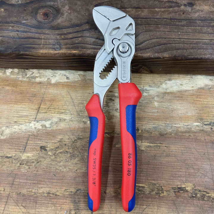 ▼クニペックス(KNIPEX) プライヤーレンチ 8605-180 コンフォートグリップ 削れ跡あり【柏店】