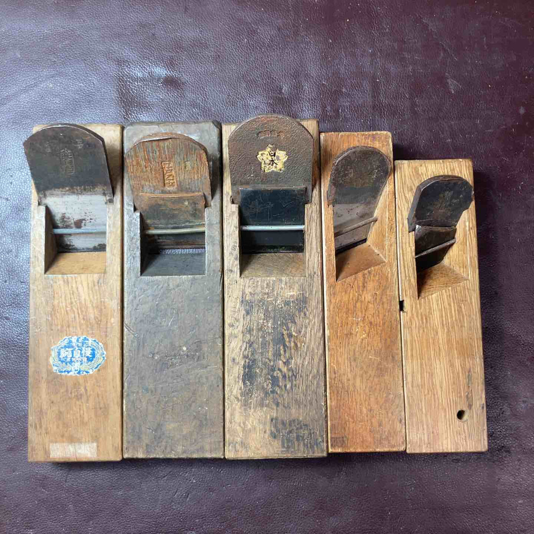 【中古品】 鉋(かんな) 左勘次・國安・虎五郎・東秀雄・菊之助・腕自慢・日本・江戸乙女・弘光・ふじ近 計10個 【東大和店】