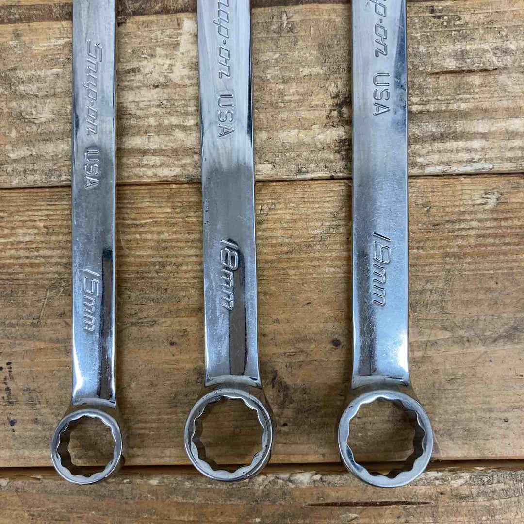 【中古品】 スナップオン (Snap-on) フランクドライブコンビネーションレンチ SOEXM19、18、15、14、13 5本セット ブランド 【東大和店】