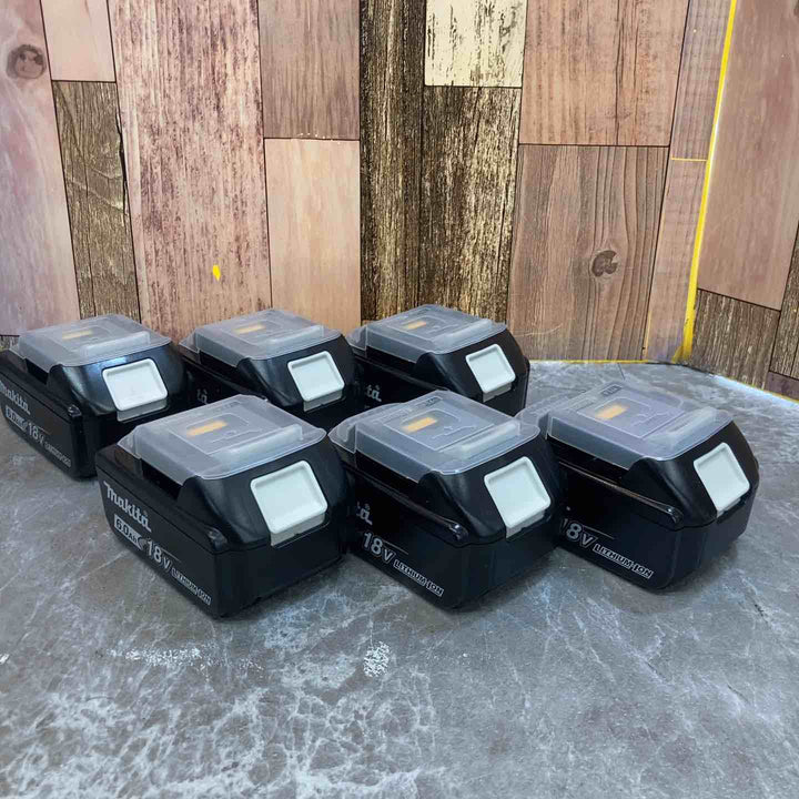 【未使用品】makita マキタ 18V6.0Ah リチウムイオンバッテリー BL1860B 6個【八潮店】