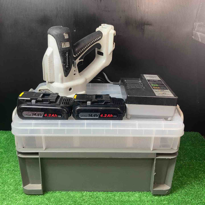 ★パナソニック(Panasonic) コードレス全ネジカッター14.4V EZ4540LS2S-B バッテリー2個付き【岩槻店】
