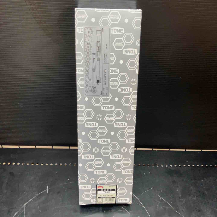 ◇トネ(TONE) ソケットレンチセット 差込角12.7mm(1/2") 770M 内容16点 シルバー【川越店】