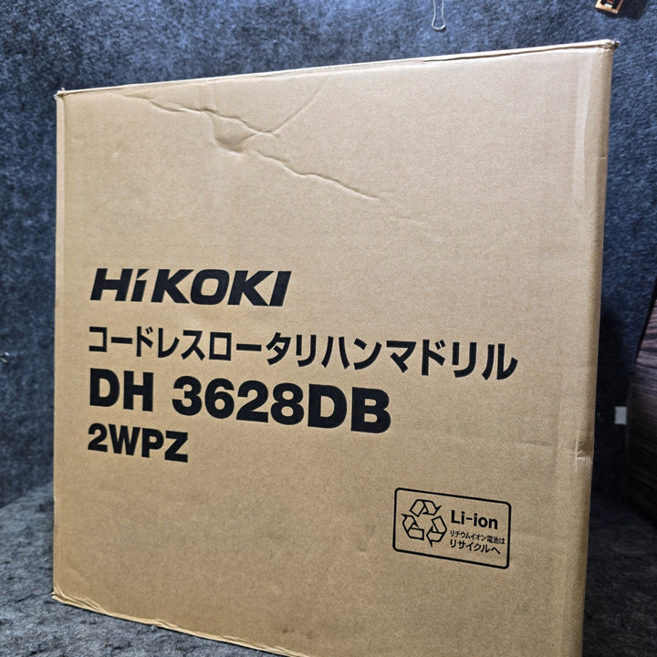【未使用品】ハイコーキ(HIKOKI ※旧:日立工機) コードレスハンマドリル DH3628DB(2WPZ)【桶川店】