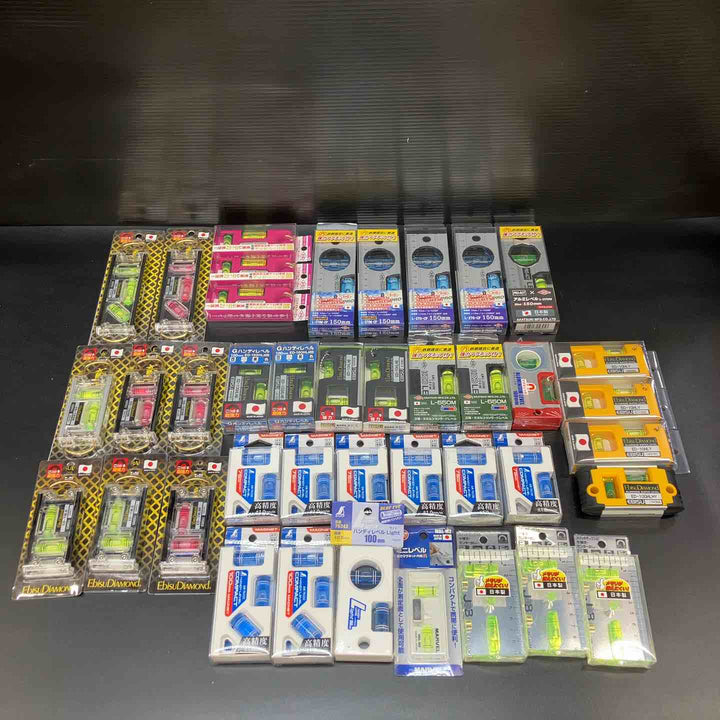 ▼【未開封/送料無料】水平器 マグネット付き有り 40個まとめ売り エビスダイヤモンド KOD シンワ TAJIMA等【川越店】