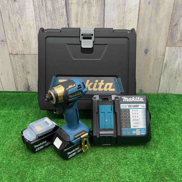 マキタ(makita) コードレスインパクトドライバー TD173DGXPB LXT20周年記念限定カラー  プレミアムブルー【岩槻店】