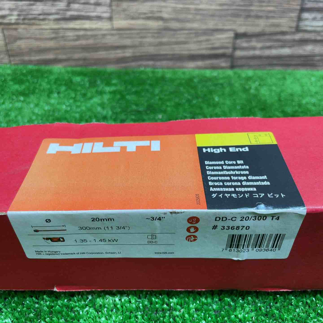 【現状品】ヒルティ(HILTI) ダイヤモンドコアビット DD-C 20/300 T4 #336870【桶川店】