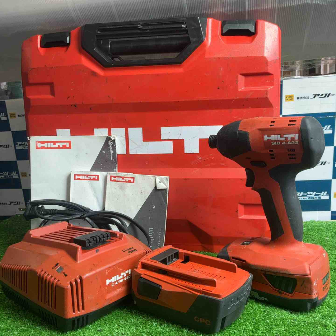 ★ヒルティ(Hilti) コードレスインパクトドライバ SID 4-A22【草加店】
