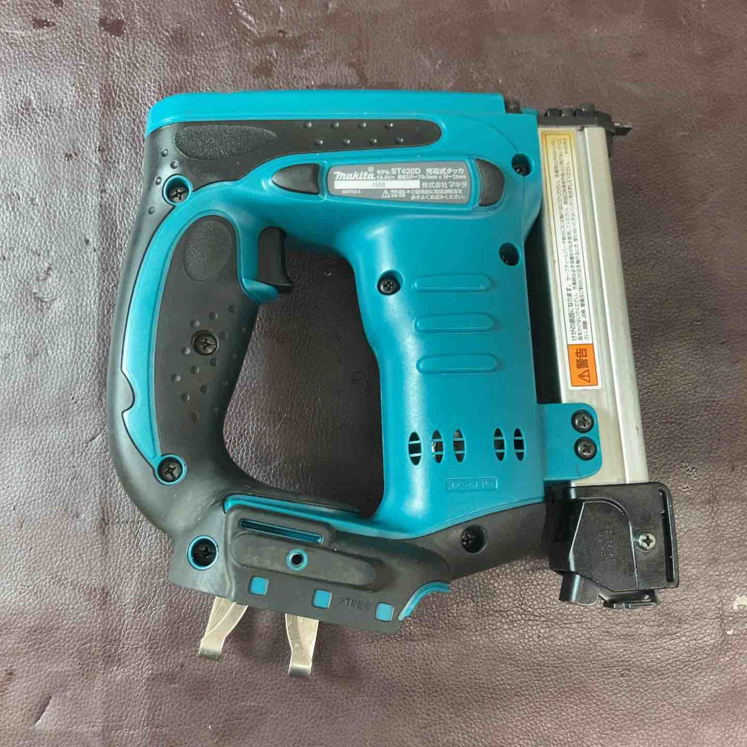 【中古品】マキタ(makita) 14.4V 4mm J線 コードレスタッカ ST420DRF 充電式タッカー【東大和店】