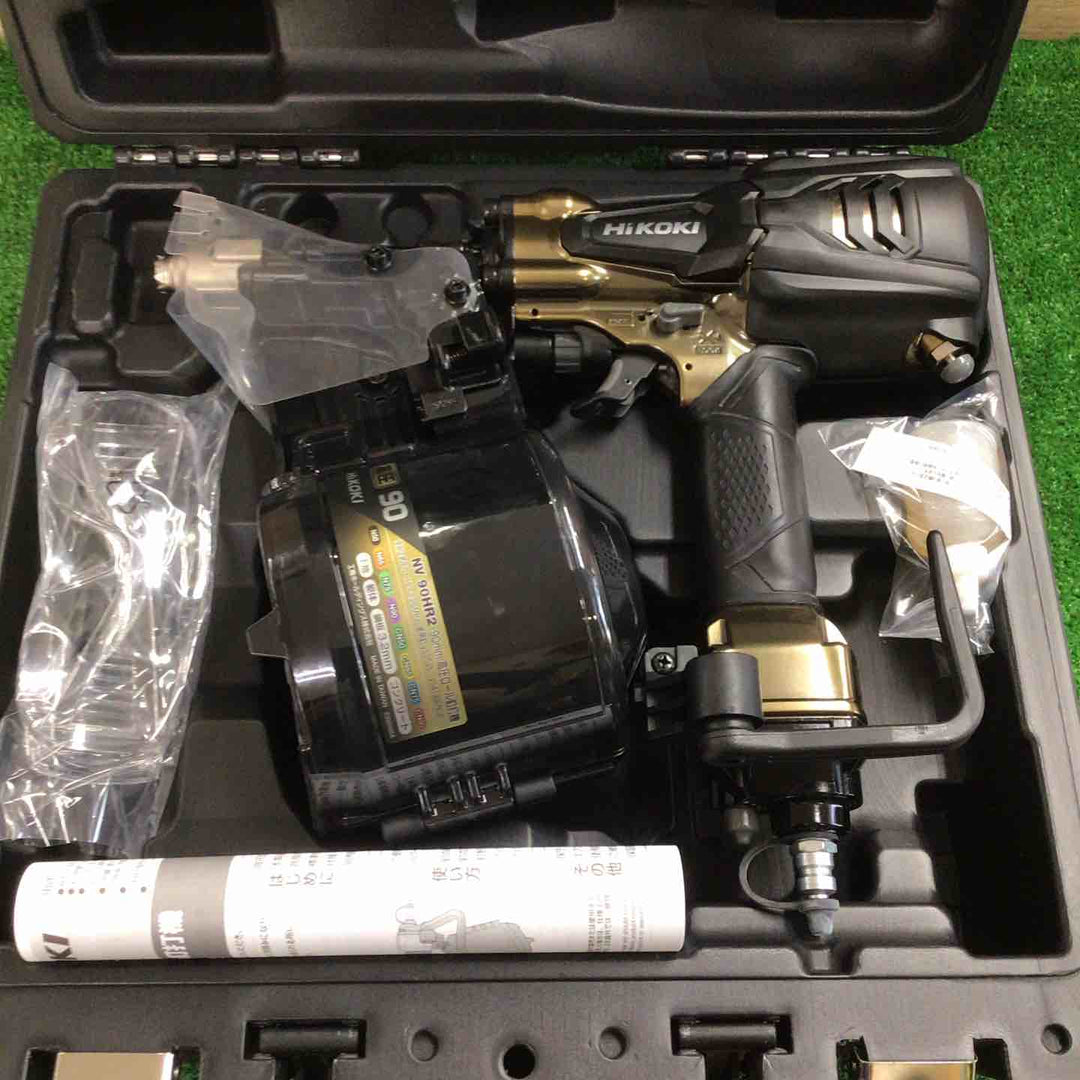 ★ハイコーキ(HIKOKI ※旧:日立工機) 高圧エア釘打ち機 NV90HR2(S)【町田店】