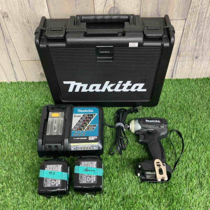 ★マキタ(makita)14.4V コードレスインパクトドライバー TD136DRFXB 付属バッテリにダメージ有【戸田店】