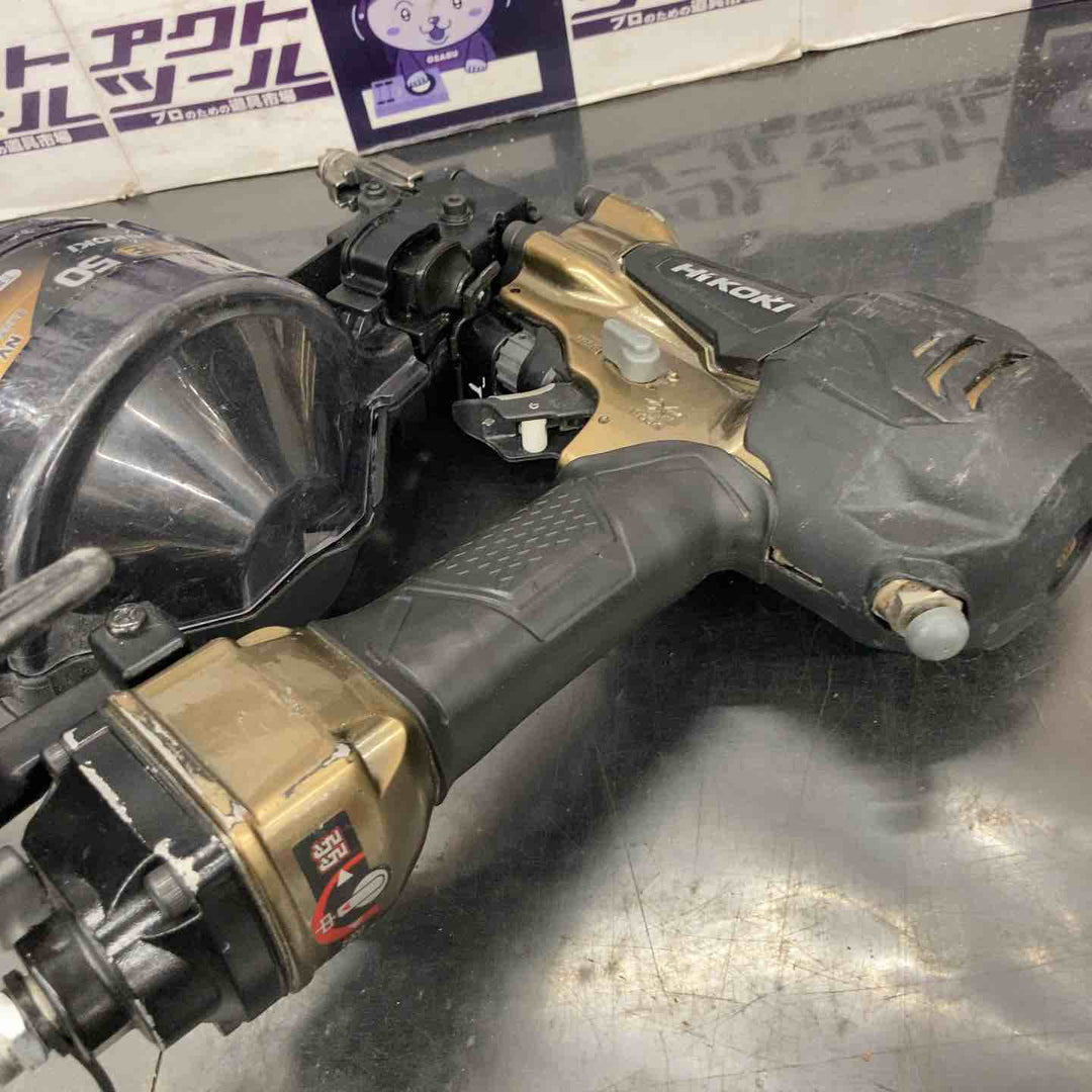 【中古品】ハイコーキ(HIKOKI ※旧:日立工機) 高圧エア釘打ち機 NV50HR2(N)【所沢店】
