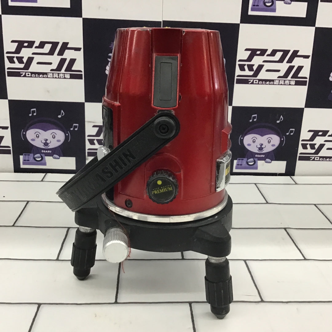 〇山真製鋸(YAMASHIN) レーザー墨出し器 PM-4 矩・横【所沢店】