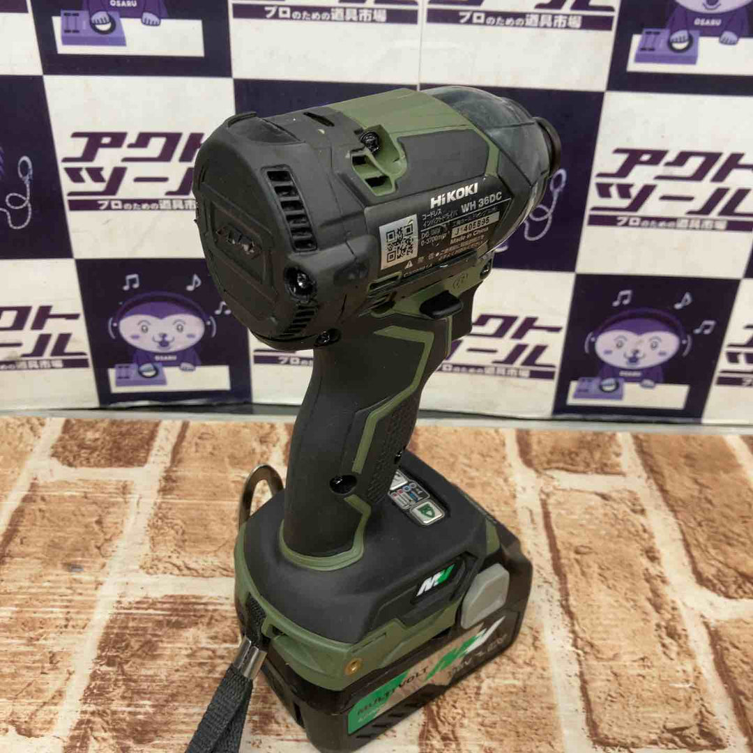 ★ハイコーキ(HIKOKI ※旧:日立工機) コードレスインパクトドライバー WH36DC(2XPG)【所沢店】