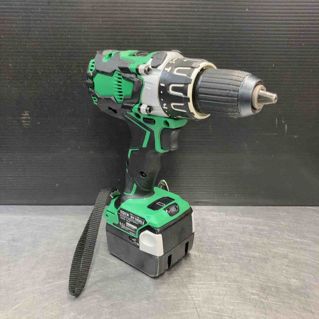 【中古品】 ハイコーキ(HIKOKI ※旧:日立工機) コードレス振動ドリルドライバー DV14DBL2(NN) バッテリー付き 【東大和店】