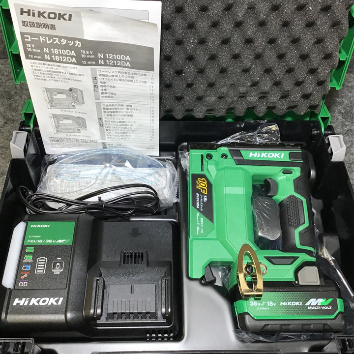 【未使用品】ハイコーキ(HIKOKI ※旧:日立工機) コードレスタッカ N1810DA(XPZ)【桶川店】