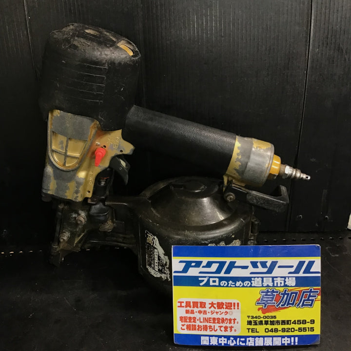 〇ハイコーキ(HIKOKI ※旧:日立工機) 高圧エア釘打ち機 NV75H【草加店】