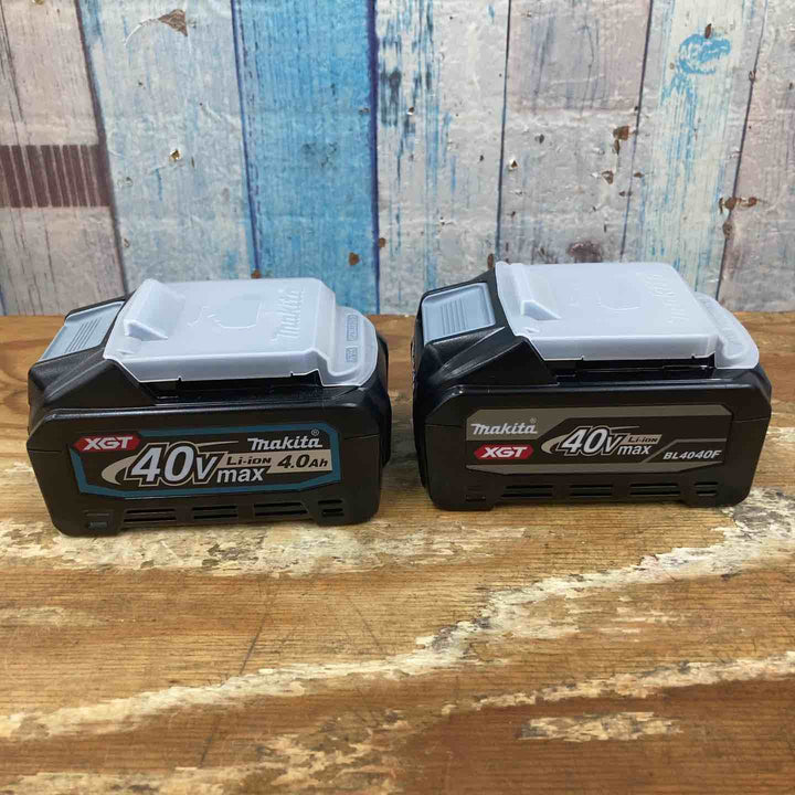【未使用品】純正 マキタ makita リチウムイオンバッテリー 40Vmax/4.0Ah BL4040F×1、BL4040×1　計2点 まとめ売り【柏店】