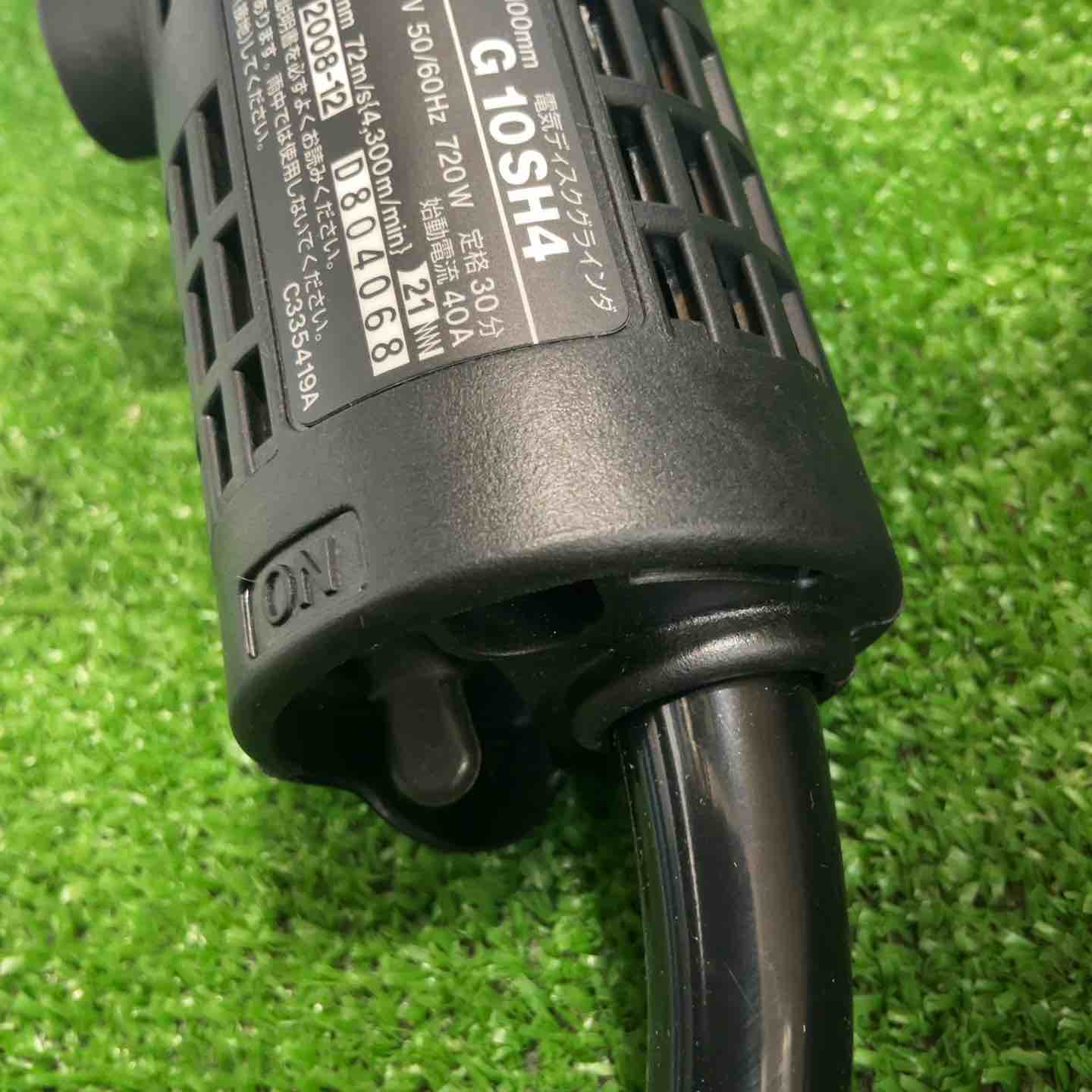 （引取限定）（戸畑本店）グラインダ　日立　G10SH4　中古品 HITACHI/日立工機 100mm 電気ディスクグラインダ G10SH4 －中古
