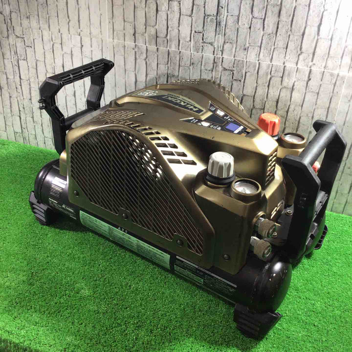 HiKOKI(ハイコーキ) 旧日立工機 釘打機用エアコンプレッサ タンク容量12L タンク内圧45気圧 高圧/一般圧対応 セキュリティ機能なし EC1445H3(TN(BG))ブラック＆ゴールド 限定販売色【川口店】