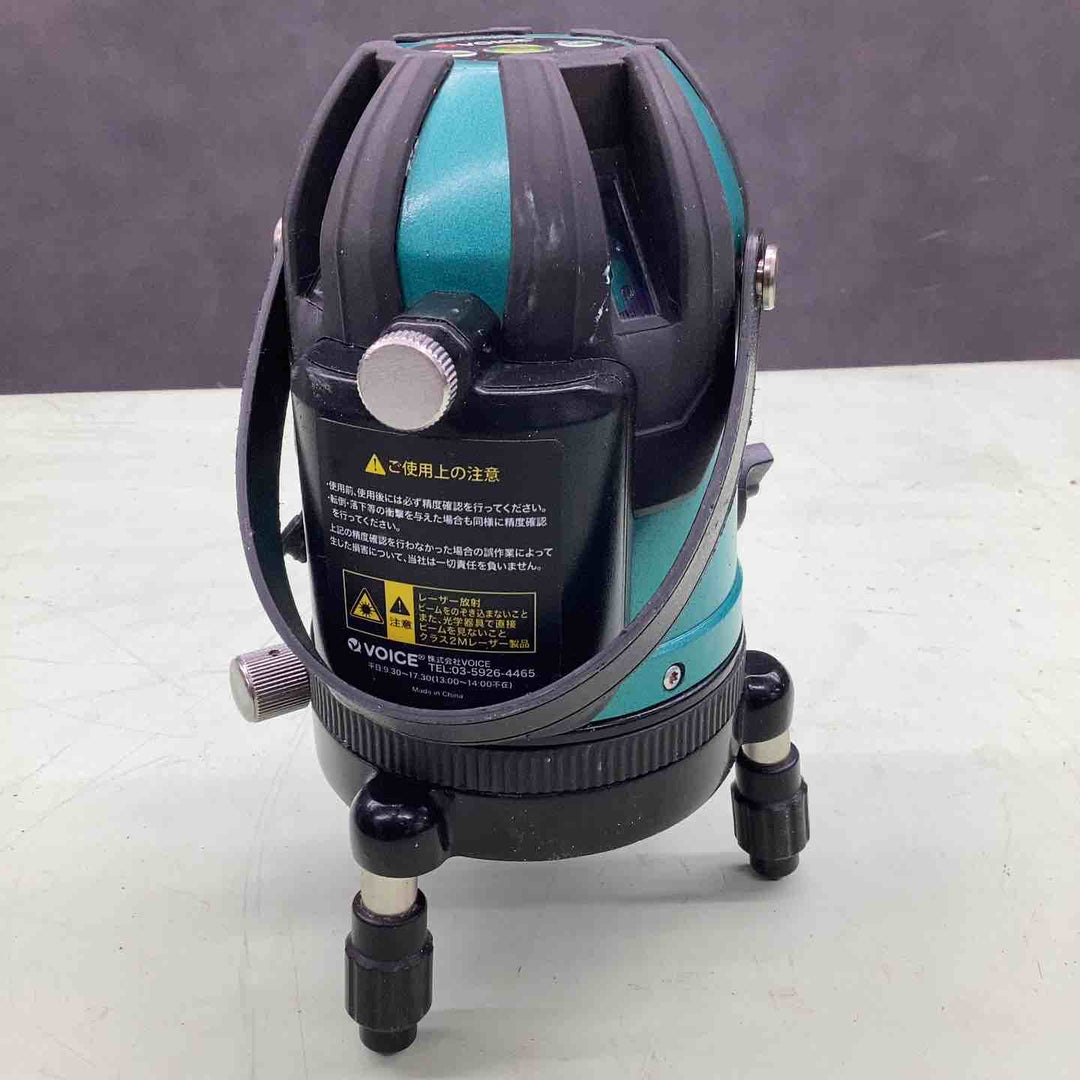 ◇VOICE レーザー墨出し器 5ライングリーンレーザー 矩十字・横 VLG-5X【越谷店】