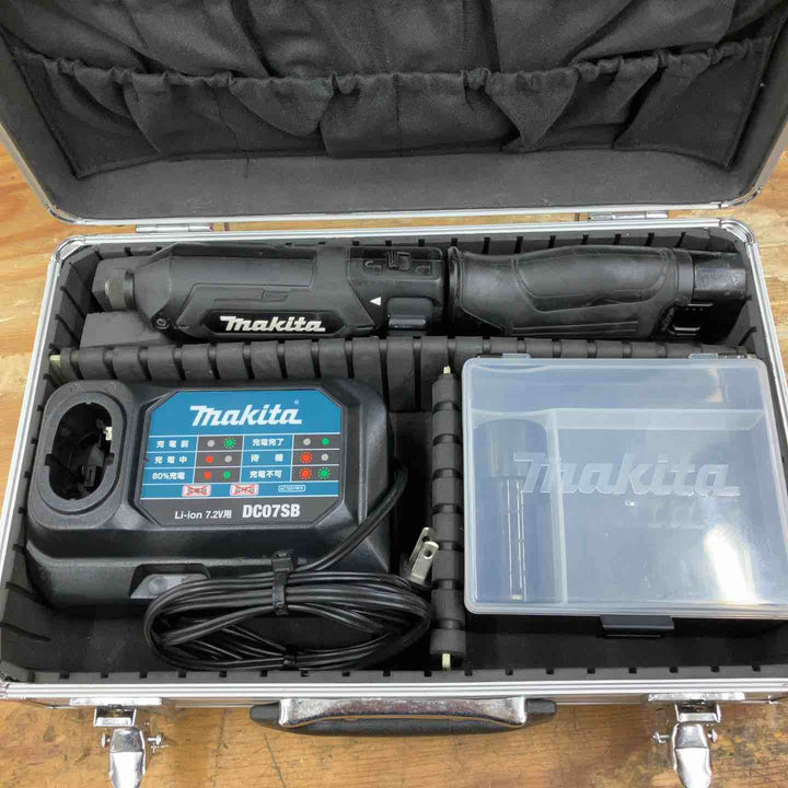 【中古品】★マキタ(makita) コードレスペンインパクトドライバー TD022DSHXB 7.2V フルセット ブラック 黒色【柏店】