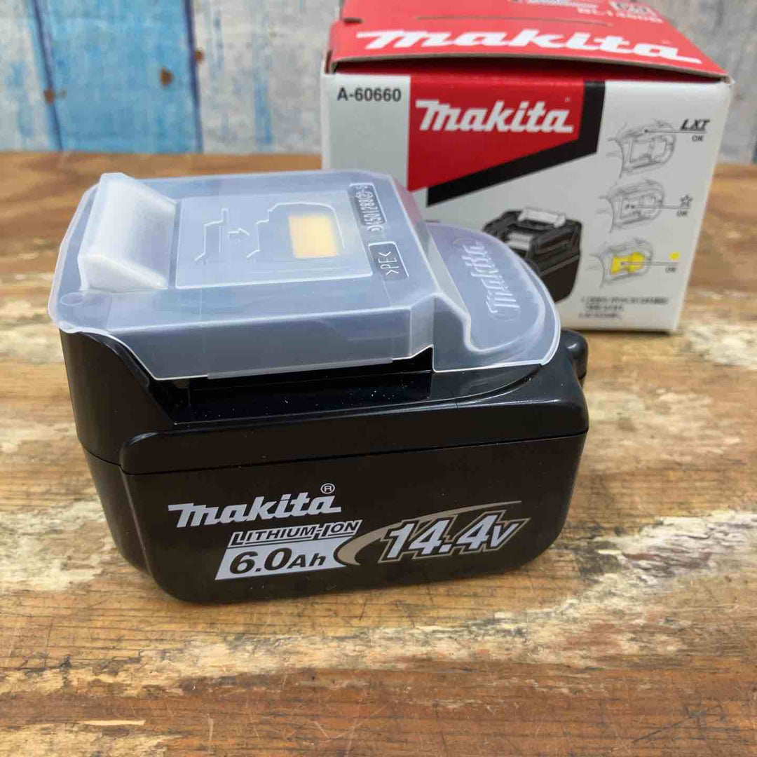 【未使用品】純正品 ★マキタ(makita) リチウムイオンバッテリー 14.4V/6.0Ah BL1460B【柏店】