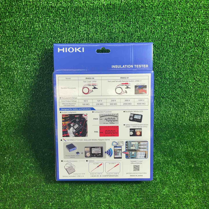 【未使用品】 日置電機(HIOKI) 絶縁抵抗計 IR4052-91【藤沢店】