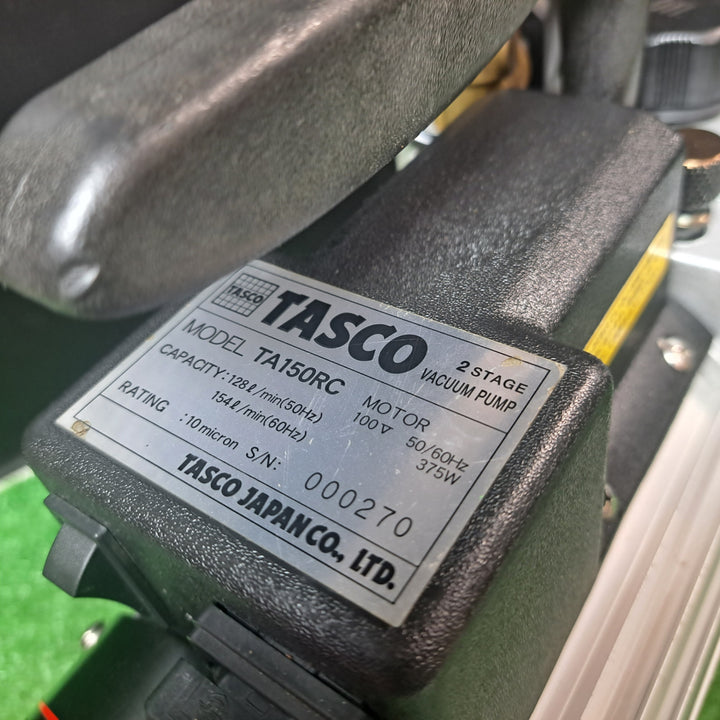 ◇タスコ(TASCO) 100V オイル逆流防止弁付 高性能ツーステージ真空ポンプ TA150RC【岩槻店】