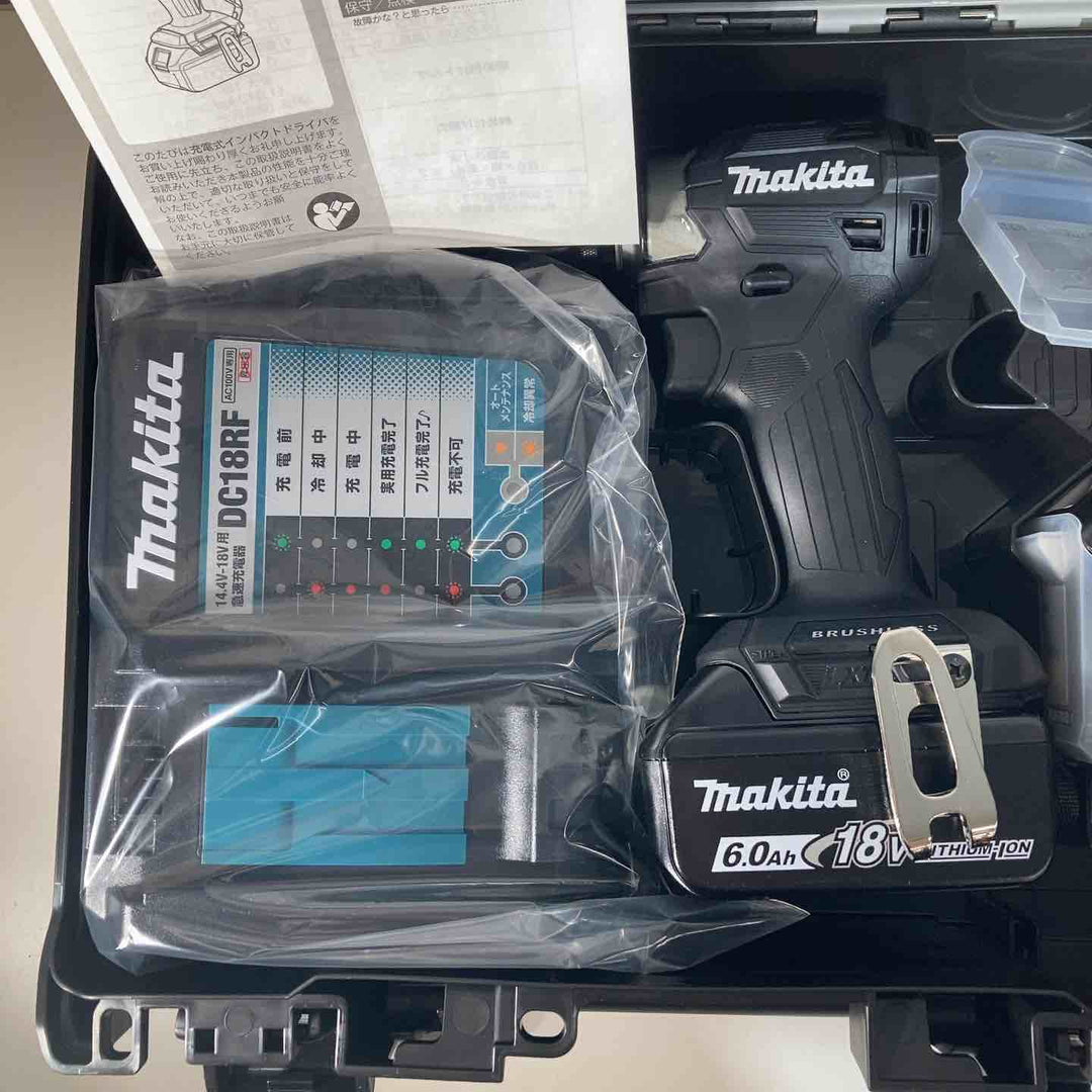 ★マキタ(makita) コードレスインパクトドライバー TD173DRGXB バッテリー２個付属【戸田店】