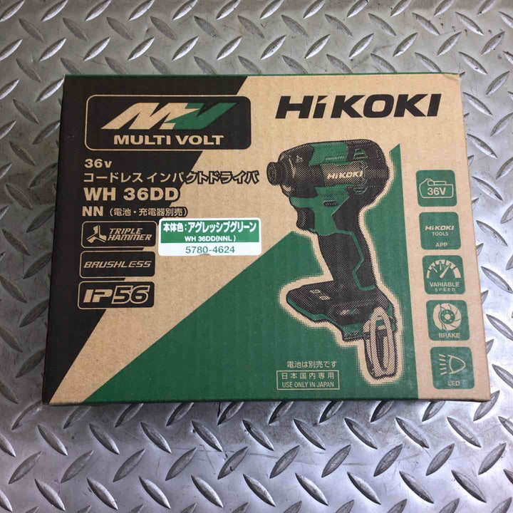 ハイコーキ(HIKOKI ※旧:日立工機) コードレスインパクトドライバ WH36DD(NNL)【川崎店】