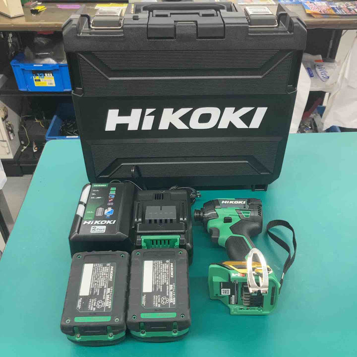 ★ハイコーキ(HIKOKI ※旧:日立工機) コードレスインパクトドライバ アグレッシブグリーン WH36DD(2XHLSZ)【戸田店】