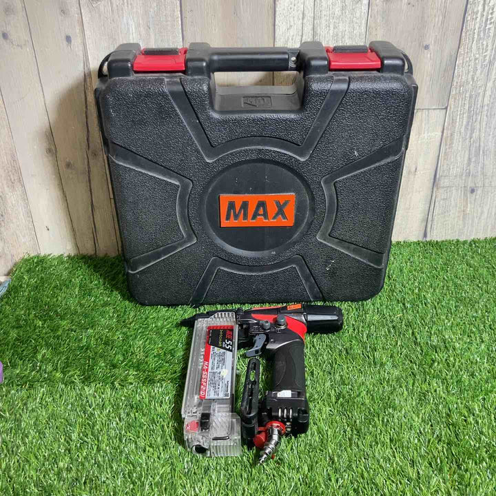 【中古品】★マックス(MAX) 高圧フィニッシュネイラ HA-55SF2(D)　ケース付属【戸田店】
