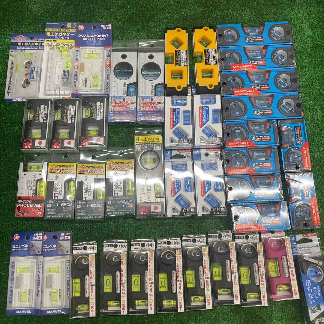 ▼18go【未開封/送料無料】水平器 磁石モデル マグネット付き 40個まとめ売り エビスダイヤモンド KOD シンワ等【川越店】【川越店】