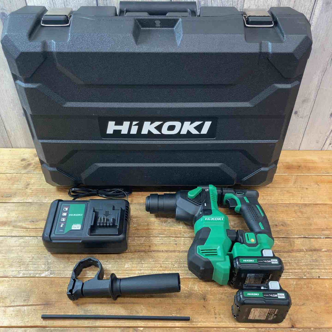 【中古美品】 ◇HiKOKI(ハイコーキ) 10.8V コードレス ハンマドリル  DH12DD(2LSK) 蓄電池2個・充電器・ケース付き 【東大和店】