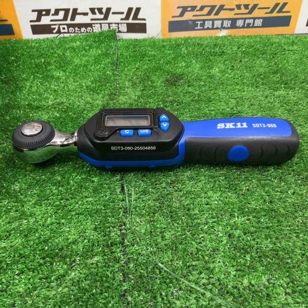 ◇SK11 デジタルトルクレンチ 差込角 9.5mm 3~60N・m SDT3-060【草加店】