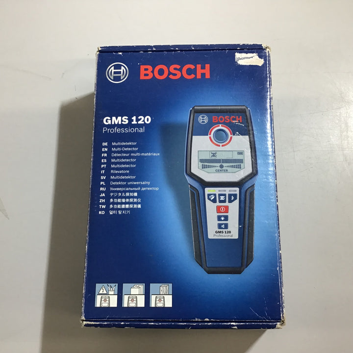 【中古品】BOSCH　デジタル探知機 金属探知機 GMS120 【戸田店】