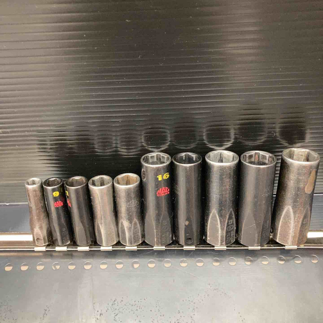 マックツール(MACTOOLS)ディープソケット※10点まとめてKSS608MMA　8㎜～19㎜【川越店】
