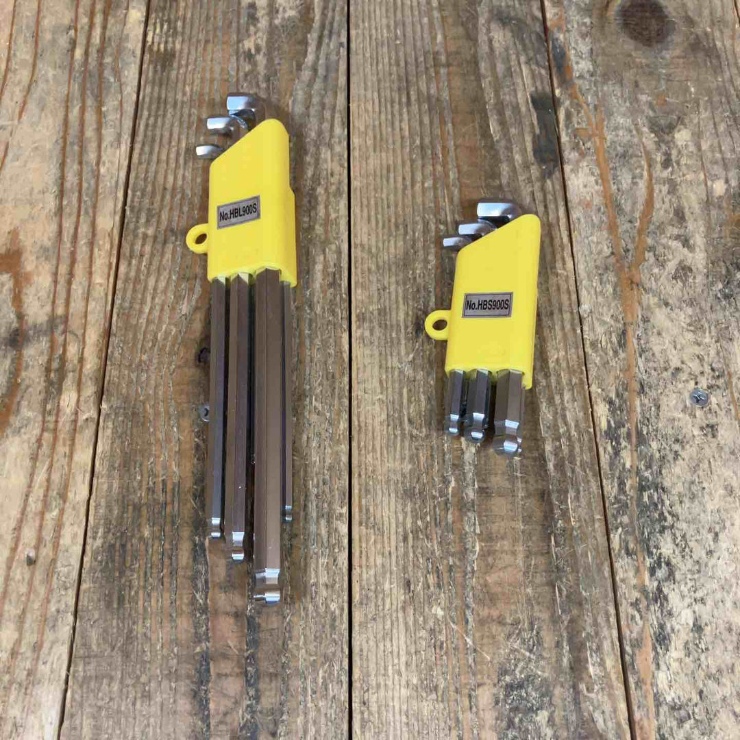 MITOLOY ミトロイ 水戸工業 HBS900S + HBL900S ボールポイントホローレンチセット 9本組 六角レンチセット  2種セット【所沢店】