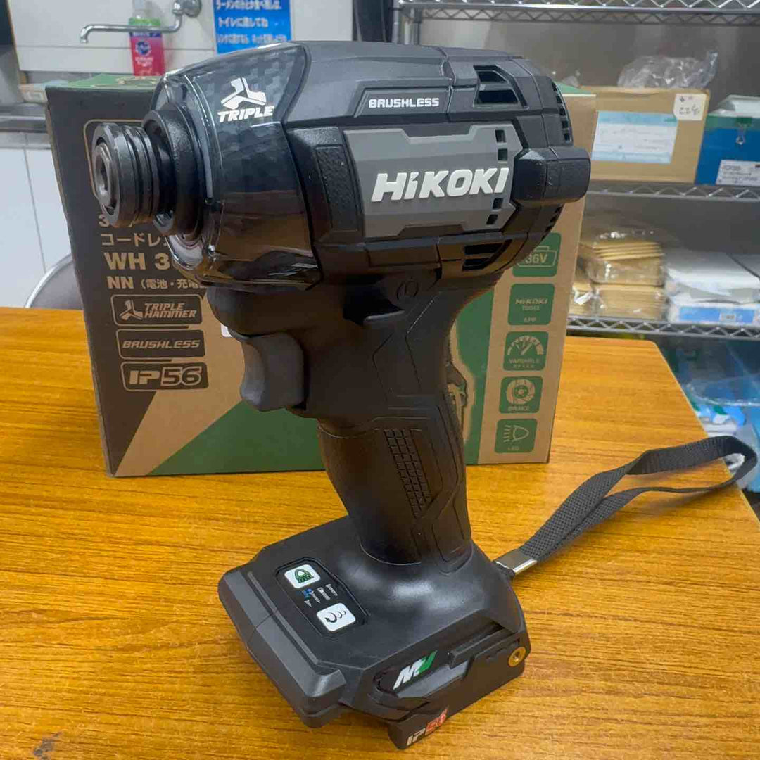 【未使用・特別特価！】 ハイコーキ HiKOKI マルチボルト コードレスインパクトドライバ WH36DD(NNB) 本体+バッテリセット！ 【桶川店】